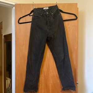 Free People CRVY Black Jeans